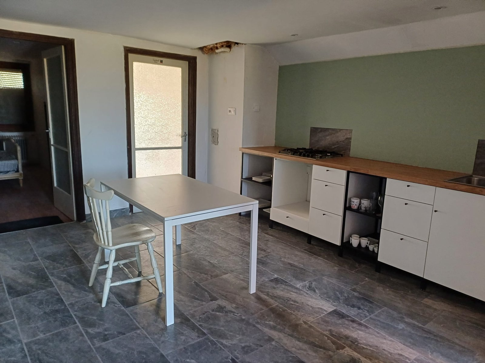 Eethoek van het appartement