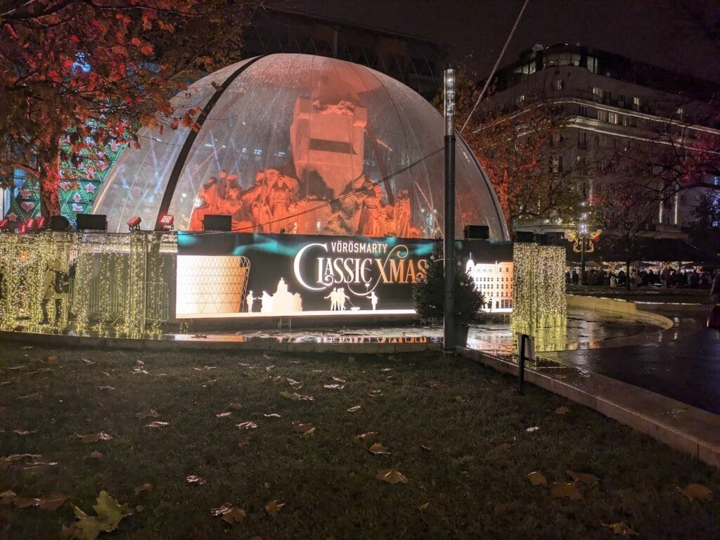 Kerstmarkt in Boedapest